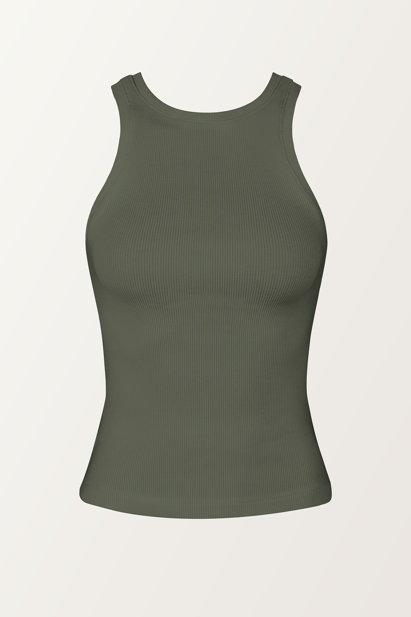 PIXIE WON'T PLAY LARA TANK TOP RIBBED KHAKI ORGANIC COTTON SUSTAINABLE FASHION WEAR WITHOUT BRA LUXURY SLEEVELESS STYLISH COMFORTABLE BREATHABLE FABRIC VERSATILE RELAXED FIT SOFT TRENDY SUMMER AUTUMN WINTER SPRING WEAR CASUAL OUTFIT WORKOUT LAYERING VARIOUS COLORS FASHIONABLE MUST-HAVE