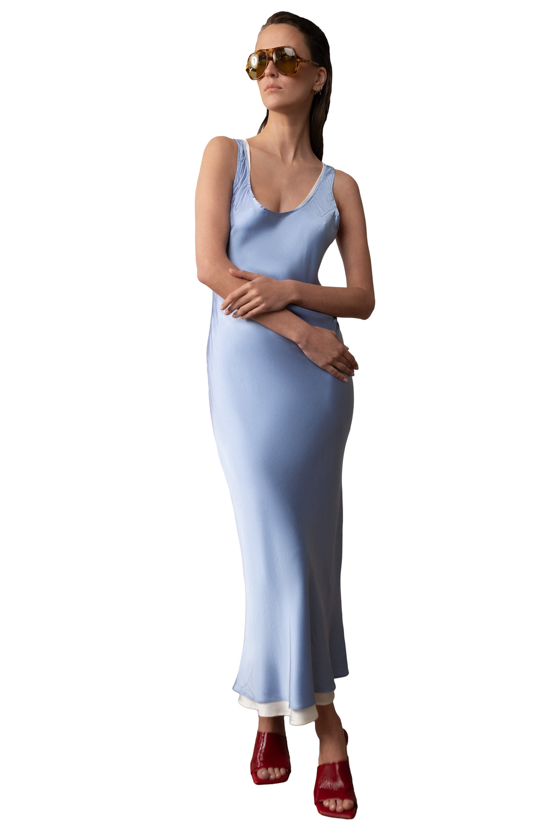 EMPRESS SLIP DRESS SILK – PIXIE